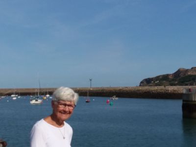 Susan at Howeth Bay
